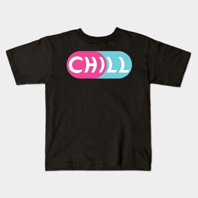 Chill Pill Kids T-Shirt by EllieMorlino